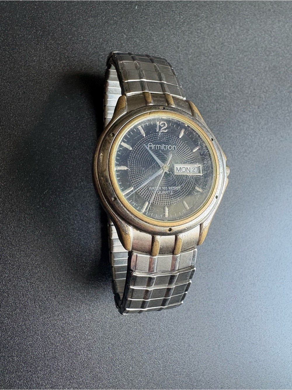 Armitron Two-Tone Men's Watch - Black Dial